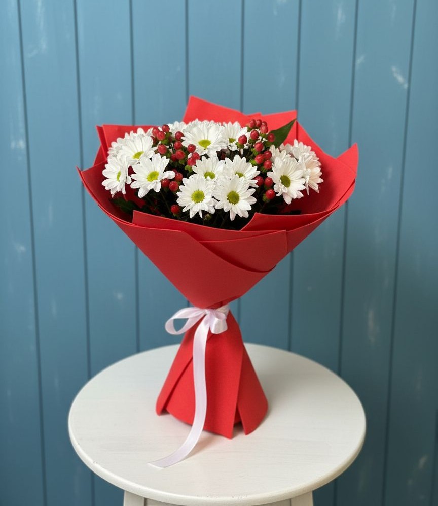 Букет цветов из: Хризантемы в Карсун