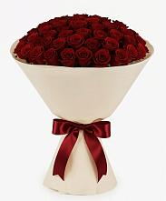 Букет 101 Бордовая роза Блэк Бакарра в Карсун