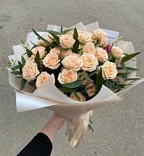 Букет Кремовые розы Латте в Карсун