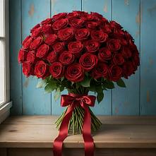 Букет Красные розы Блэк Меджик в Карсун