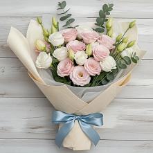 Букет цветов из:  Лизиантусы #REPLACE_PRED# Карсун