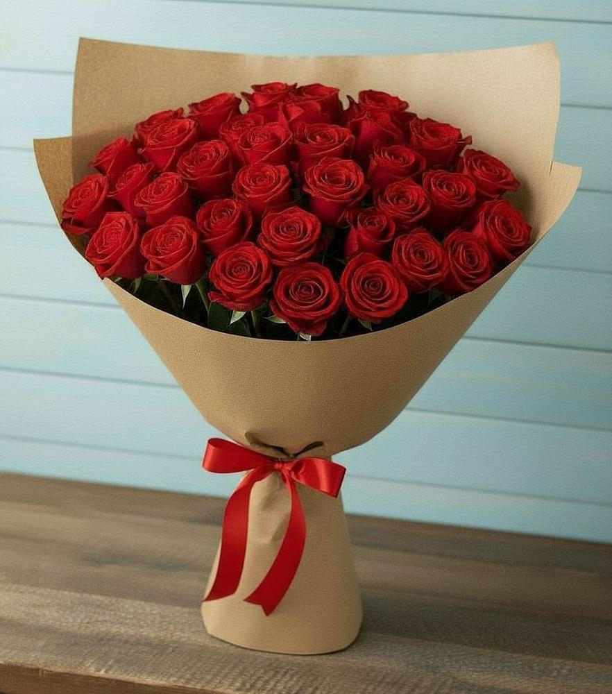 Букет Красные розы Милано в Карсун
