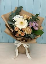 Букет цветов из:  Герберы и Хризантемы #REPLACE_PRED# Карсун