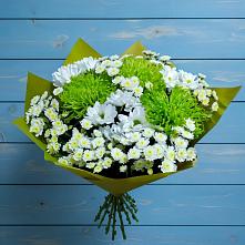 Букет цветов из:  Хризантемы #REPLACE_PRED# Карсун