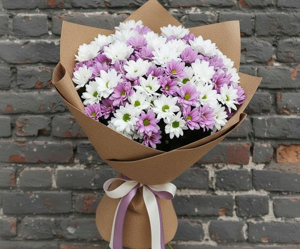 Букет цветов из: Хризантемы в Карсун