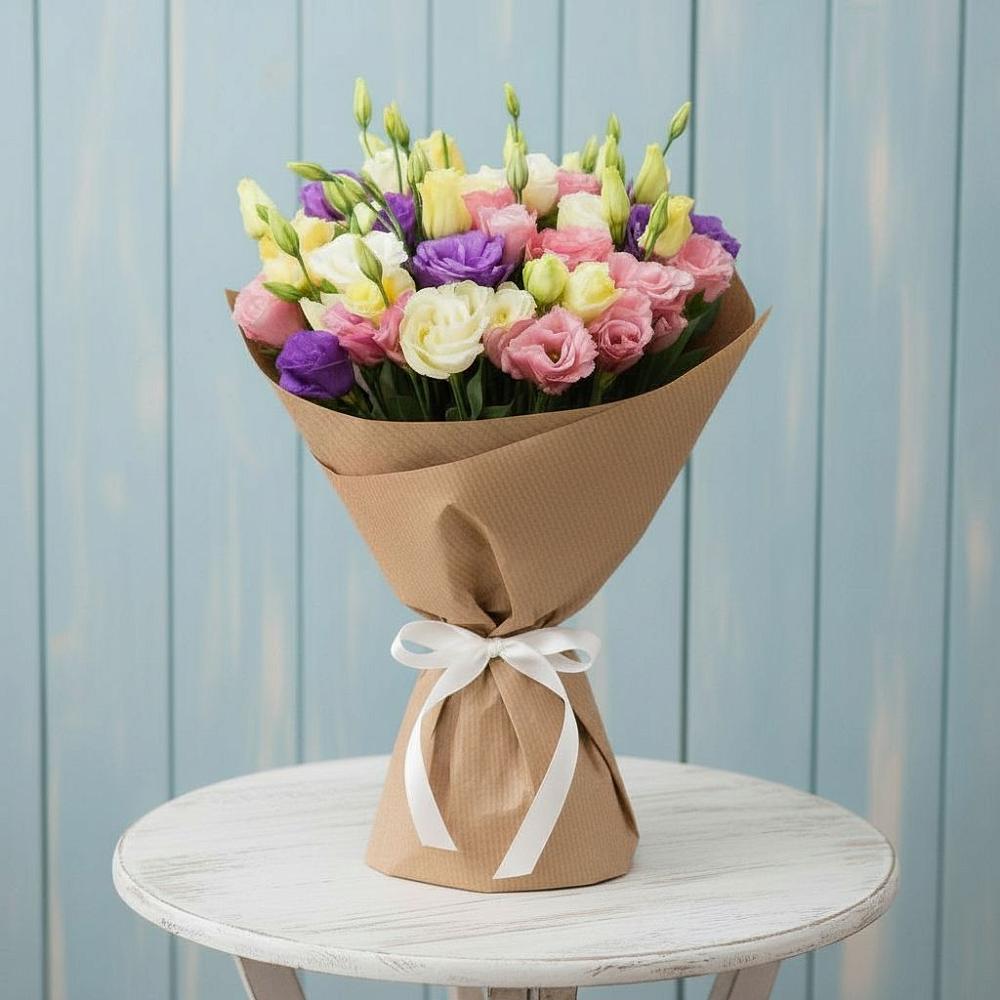 Букет цветов из: Лизиантусы в Карсун