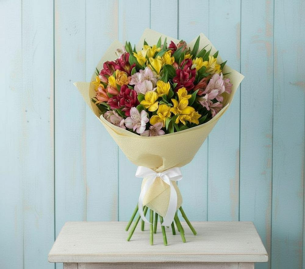 Букет цветов из: Альстромерии в Карсун