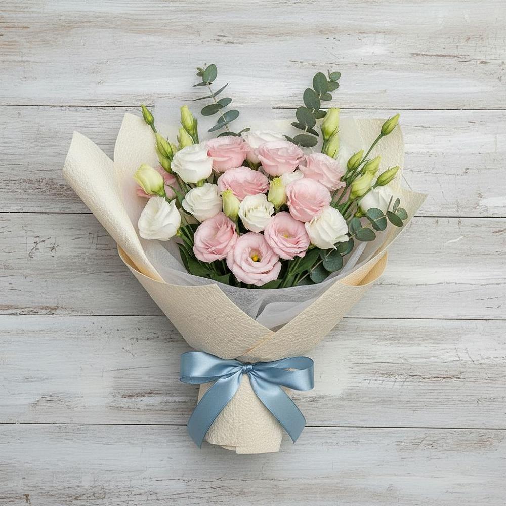 Букет цветов из: Лизиантусы в Карсун